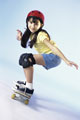 Tom boy - Girl on a skateboard being a tomboy Tom boy - Girl on a skateboard being a tomboy