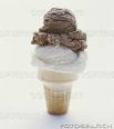 ice cream - good idea to have vanilla and chocolate ice cream as breakfast