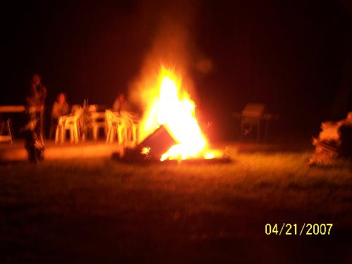 BonFire - Big ole Bonfire in our Yard