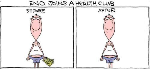health club - eno joins health club