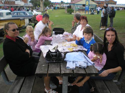 The rest of the family - This is me and my other halve, my two sisters and all their great kids ( my nieces and nephews ) and our parents on a family day out, near my mums