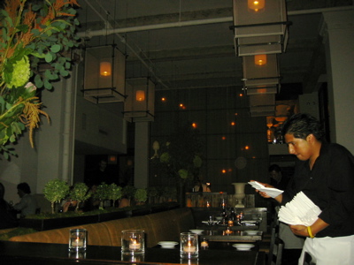 restaurant - Inside of a restaurant in Manhattan.