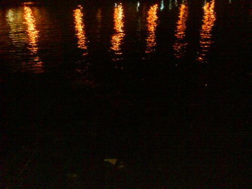 dark water - it's not the horror movie, but it's the water at night
