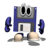 disk walking - floppy disk walking