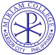 miriam college chi-rho - miriam college logo, the CHI_RHO. the chi-rho logo refers to jesus christ.