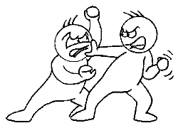 You want a piece of me!?? - Fight night lol!