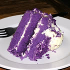 Ube-Macapuno Cake - Ube-Macapuno Cake SUBMITTED BY: Jackie   'This is a great Filipino purple yam cake.'