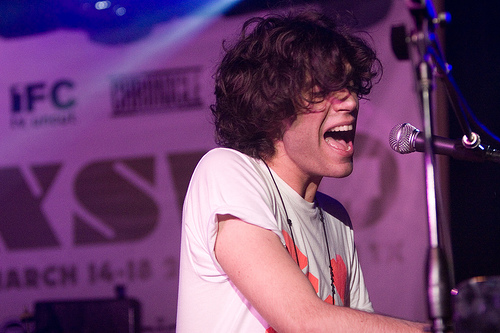 mika on stage - Mika performing at Rachel Fuller's ATTIC Jam at La Zona Rosa on Day 2 of the SXSW Music Festival & Conference in Austin, TX, march 15,2007
