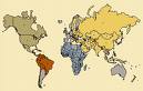 Global map and many countries - world map, where do you want to go
