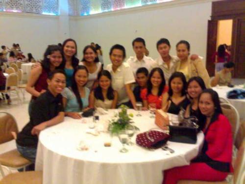 During our last socialization - Sosyalan..