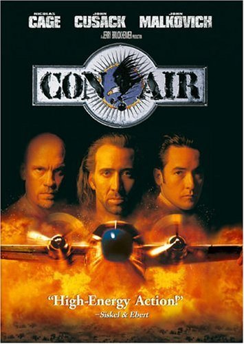 Con Air - The poster of the action flick con air