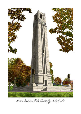 Nc State University - Nc State University, Raleigh, NC. Belltower.