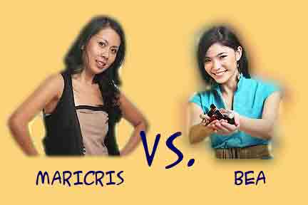 bea versus maricris - bea and maricris of pinoy big brother 2