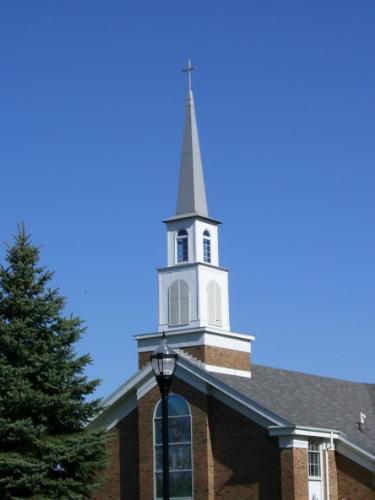 Spring Arbor Free Methodist Church - Spring Arbor Free Methodist Church located in Spring Arbor, Michigan, USA teaches the word of God based on the Bible, Christian values and love for others. This picture shows the front of the church.