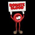 donate blood - a drop of blood
