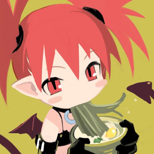 Etna - Etna + ramen = cute there's no denying it.