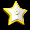 Star above - Star symbol