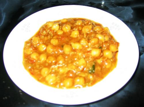 chole - Chole (garbanzo beans curry), one famous and delicious norht Indian dish.