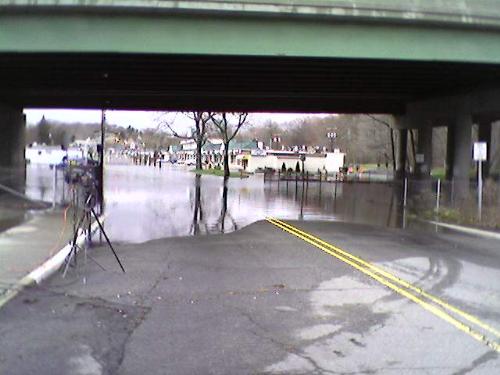 Flooding - This picture was taken in Wayne, New Jersey a week after the actual storm that caused it.