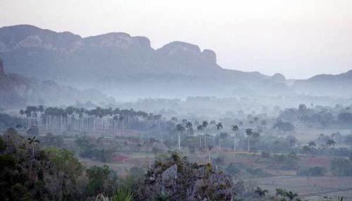 Cuba mountains in the mist - Cuba mountains in the mist. Such a beautiful peaceful sight