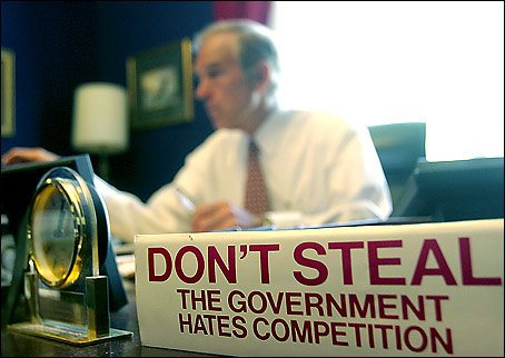 don't steal - the government hates competition
