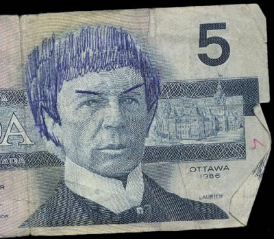 dollar - Mr Spock dollar