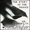 Story of the things we forget to remember - My love for writing. I love this icon :-)