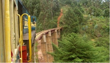 a camera angle of ooty train - A camera angle of ooty train