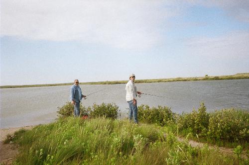 A new fishing spot - This is a new fishing spot for us. We found it when we stayed in Prot Aransas recently. I hope the camping and the fishing are good next time. :)