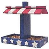 bird feeder - A patriotic bird feeder