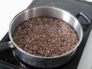 beans - soak beans before cooking to clean them