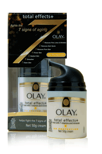Olay Total Effects - currently a very popular moisturizer brand