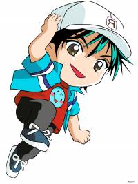 Little ryoma - LIttle ryoma who is so cute and nice. But even he was still small he likes to play tennis and also learn a lot like his father.