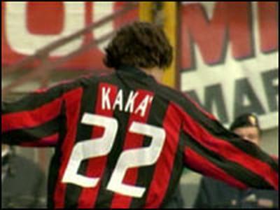 Kaka after they scored the goal.. - Kaka..Kaka..Kaka...He is certainly a legend.