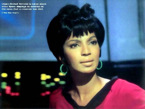 Star Trek - Uhura from the episode 'The man trap'....Do you remember her?