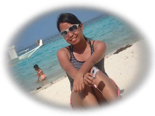 Me at Bantayan Island - during our vacation