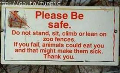 be safe - be safe sign