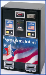 Stamp machine - The machine that almost always rips you off.