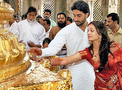 abhi aish marirage series - 1 - Abhishek & Aish marriage photo - 2