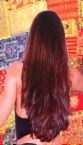 Coloured hair - Long coloured hair