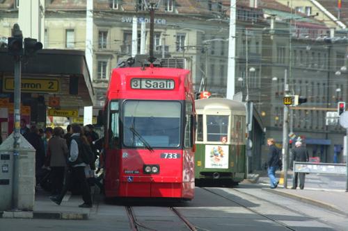 Tram - Trams of switzerland.One of the best means of transport in city.