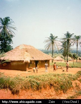 Tyical African Village - African Villages are pleasant places to be in peace time