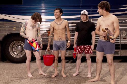 fob - The boys are having fun with the squirt guns.