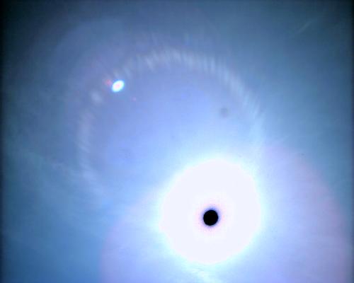 An unidentified object - A young photographer caught this while out shooting some practice photos.