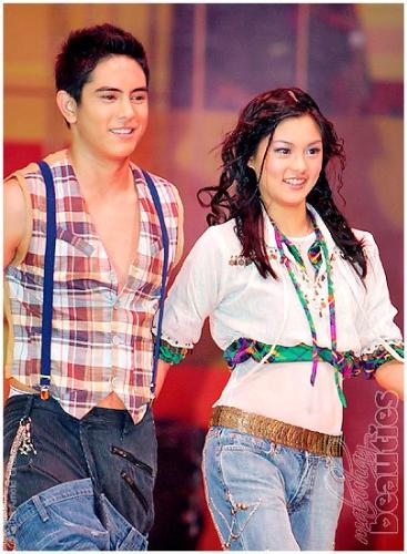 kim and gerald - The youngest, hotest love team. The cast of the high rated "SANA MAULIT MULI".