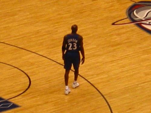 Michael Jordan - Michael Jordan in a Wizard Uniform
