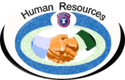 Human Resources - Human resources has at least two meanings depending on context. The original usage derives from political economy and economics, where it was traditionally called labor, one of three factors of production. The more common usage within corporations and businesses refers to the individuals within the firm, and to the portion of the firm's organization that deals with hiring, firing, training, and other personnel issues. This article addresses both definitions.  Human resource management serves these key functions:  Hiring (recruitment)  Compensation  Evaluation and Management (of Performance)  Promotions  Managing Relations  It is the responsibility of human resource managers to conduct these activities in an effective, legal, fair, and consistent manner.  The objective of Human Resources (HR's raison d'etre) is to maximize the return on investment from the organization's human capital