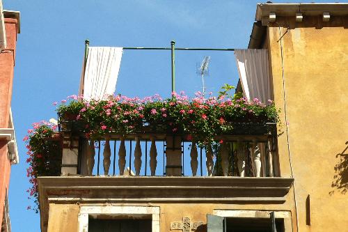Balcony - A balcony in Venice