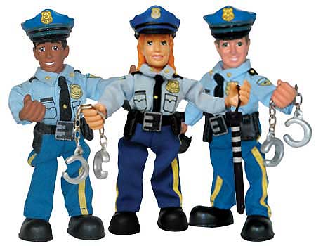 police - animated police men