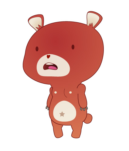 Red bear - by Dead Bear of DeviantArt.com